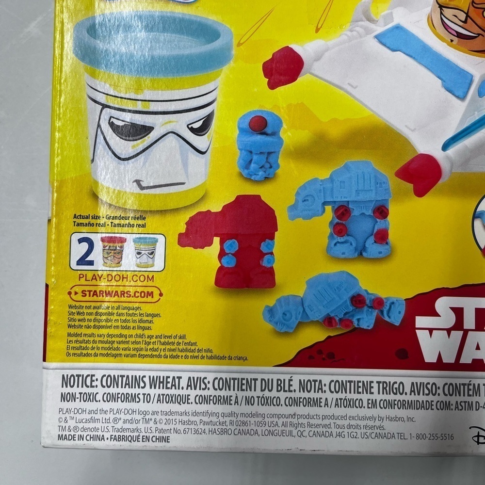 NEW Star Wars Luke Skywalker & Snowtrooper Can-Heads Play-Doh 3+ - Picture 7 of 9